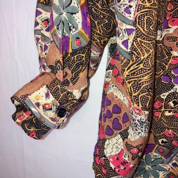 Vintage Jane Ashely Womens 2pc Blouse and Skirt Set Size Medium - Picture 6 of 17